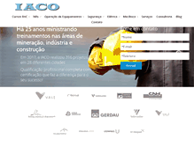 Tablet Screenshot of iaco.com.br